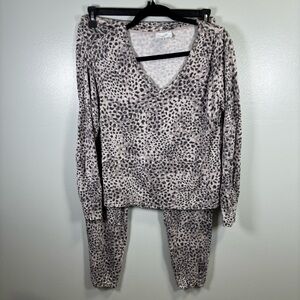 Soma Wknd Animal‎ Print Lounge Set sz Small